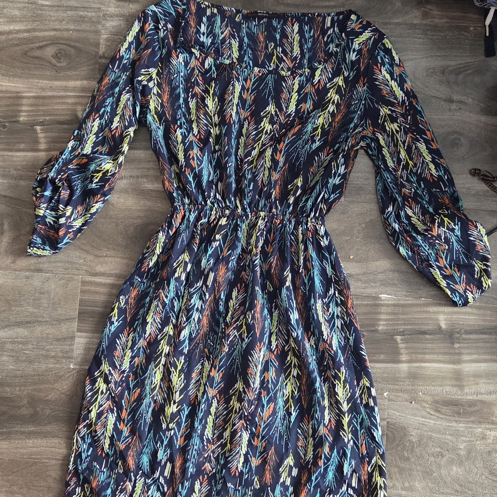 Soprano Multicolor Long Sleeve Dress